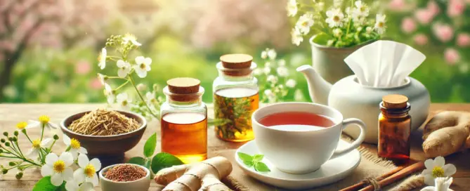 TCM bei Allergien – Kräutertee, Ingwer und natürliche Mittel gegen Heuschnupfen im Frühling