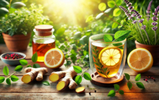 Detox mit TCM – Sanfte Entgiftung im Frühling mit Kräutertee, Ingwer und Zitrone zur Unterstützung von Leber und Stoffwechsel