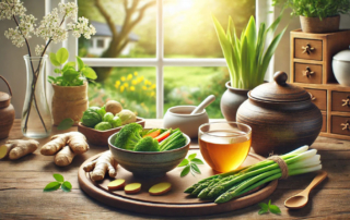 TCM-Ernährung im Frühling – Gekochtes Gemüse, Ingwer und Kräutertee als natürliche Unterstützung bei Allergien