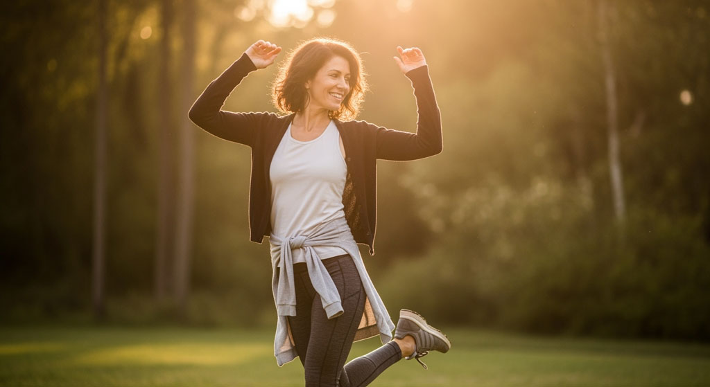 Frau in Bewegung – TCM fördert Beweglichkeit und Lebensfreude